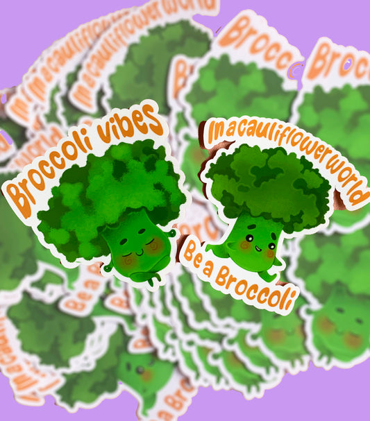 Broccoli Vibes Sticker