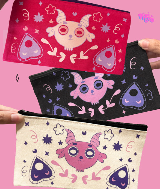 Pink Spooky Lamb Pouch