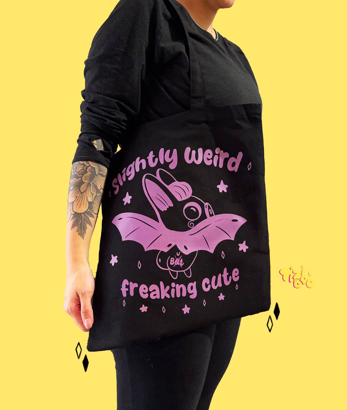 Slightly Weird but Freaking Cute Tote Bag