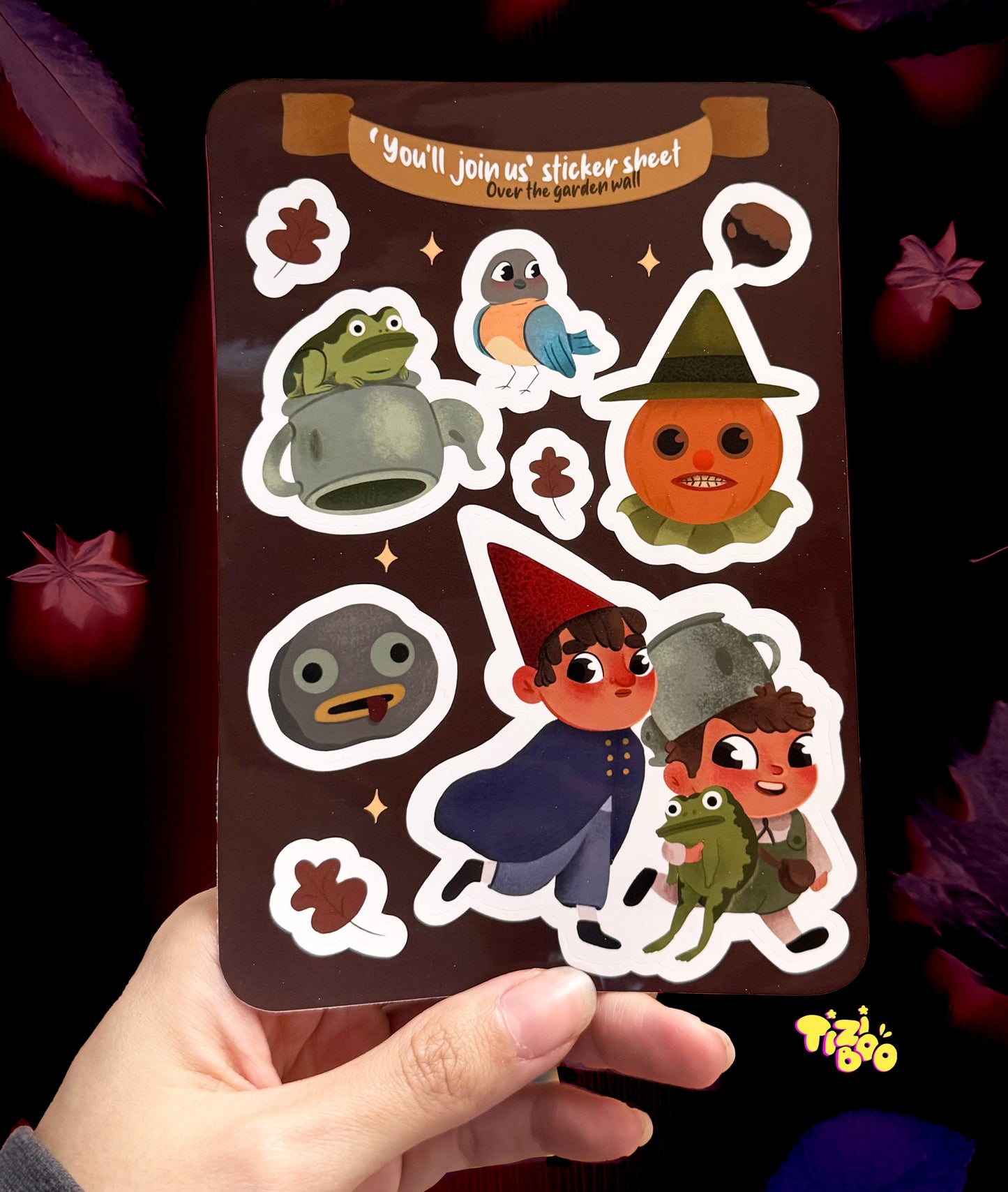 Over the Garden Wall Sticker Sheet